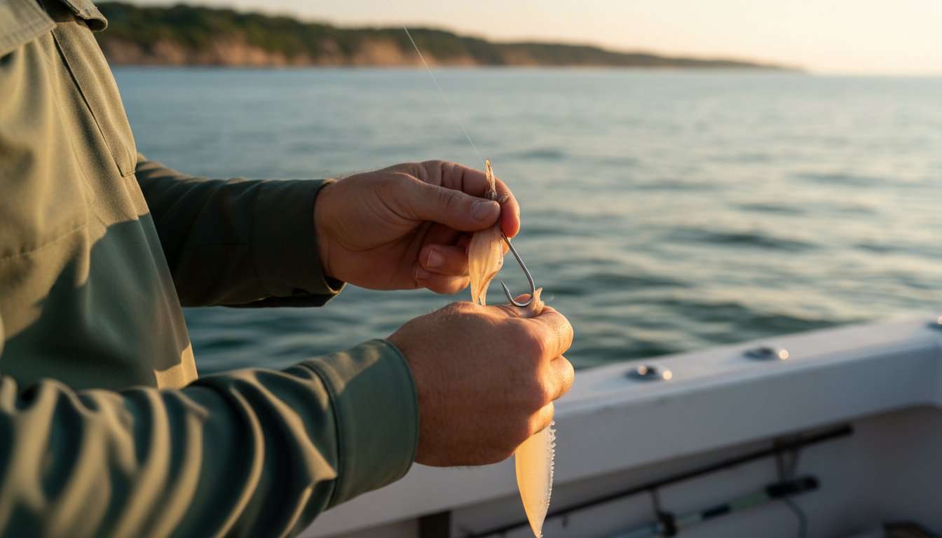 How to Bait a Hook for Sea Bass in Port Jefferson, Long Island (2026 Guide)